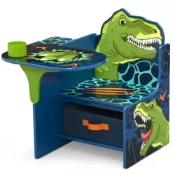 DINOZAURY DINO BIURKO STOLIK SKRZYNIA DZIECI MEBLE KUBEK ORGANIZER