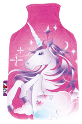 Termofor UNICORN JEDNOROŻEC Gumowy Miękki Pokrowiec Mały dla Dzieci