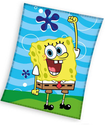 SPONGEBOB GĄBKA KOC KOCYK PLED NARZUTA 130x170