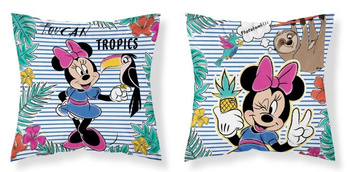 POSZEWKA DWUSTRONNA 40x40 MYSZKA MINNIE MINI LENIWIEC PAPUGA + WKŁAD