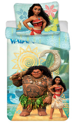 VAIANA 2 MAUI POŚCIEL 140X200 BAWEŁNA DLA DZIECI DWUSTRONNA