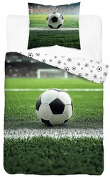 PIŁKA NOŻNA FOOTBALL BRAMKA GOL PIŁKI POŚCIEL BAWEŁNA 140X200