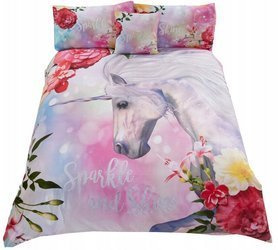 KOŃ JEDNOROŻEC PEGAZ UNOCORN POŚCIEL 140X200