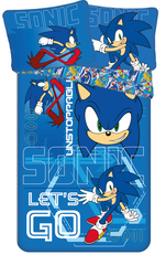 SONIC POŚCIEL DLA DZIECI BAWEŁNA KOMPLET POŚCIELI 140X200