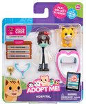 ADOPT ME SZPITAL ZESTAW FIGURKI DR HEART I GINGER CAT FRIENDS + KOD DO GR