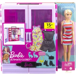 BARBIE SZAFA NA UBRANKA GARDEROBA LALKA Ubranka dla lalki Barbie HJL66