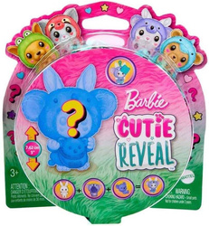 BARBIE CUTIE REVEAL FIGURKA W KOSTIUMIE ZWIERZAK 5 NIESPODZIANEK HRK32