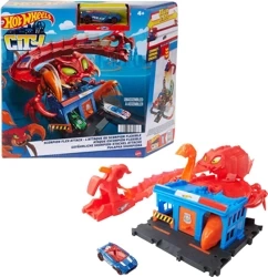 HOT WHEELS CITY PUŁAPKA GROŹNEGO SKORPIONA ZESTAW TEMATYCZNY TOR + AUTKO