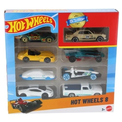 HOT WHEELS ZESTAW 8 SZTUK AUTEK SAMOCHODZIKÓW 8-PAK PREZENTOWY AUTA AUTKA