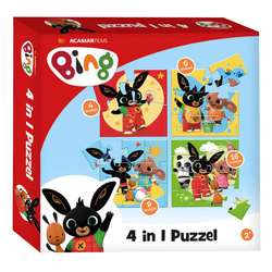 PUZZLE BING 4W1 UKŁADANKA DLA DZIECI SULA 2+