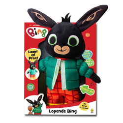 BING KRÓLIK MASKOTKA ZIELONA KURTKA CHODZI 32 CM