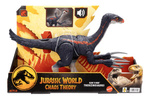 JURASSIC WORLD TEORIA CHAOSU ATAKUJĄCY TERIZINOZAUR FIGURKA DINOZAUR DŹWIĘK