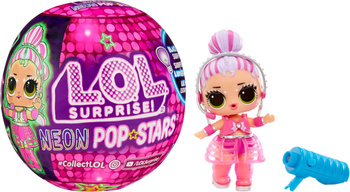 LOL SURPRISE NEON POP STARS TOTS LALECZKA NIESPODZIANKA W KULI