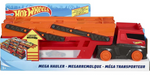 HOT WHEELS Transporter Wyścigowy transporter TOR samochodowy AUTO LAWETA 