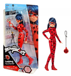 MIRACULOUS LALKA BIEDRONKA I CZARNY KOT LADYBUG FIGURKA KOMUNIKATOR 50028