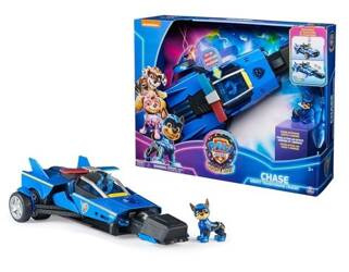 PSI PATROL MIGHTY MOVIE POJAZD KOSMICZNY RADIOWÓZ FIGURKA CHASE DELUXE