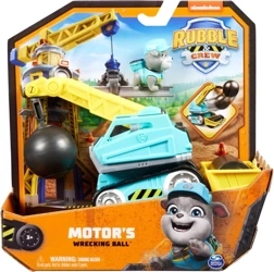 PSI PATROL RUBBLE&CREW POJAZD BUDOWLANY NISZCZĄCA KULA FIGURKĄ 6CM