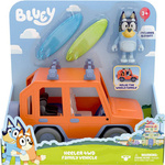 BLUEY BLUE RODZINNE AUTO ZESTAW PIESEK FIGURKA
