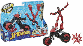 HAASBRO SPIDERMAN FIGURKA FLEX RIDER I MOTOCYKL