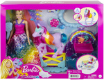 BARBIE DREAMTOPIA LALKA KSIĘŻNICZKA + JEDNOROŻEC I AKCESORIA GTG01