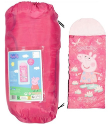 ŚWINKA PEPPA PIG ŚPIWÓR ŚPIWOREK DO PRZEDSZKOLA DZIECIĘCY 170 X 70 CM