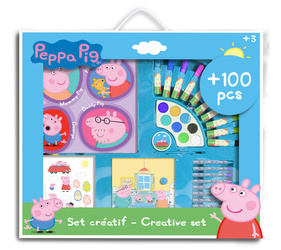 PEPPA PIG ŚWINKA DUŻY ZESTAW PLASTYCZNY KREATYWNY