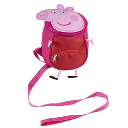 ŚWINKA PEPPA PIG PLECACZEK PRZEDSZKOLA + SMYCZ