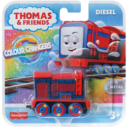 TOMEK I PRZYJACIELE THOMAS LOKOMOTYWA DIESEL ZMIENIAJACA KOLOR PUSH ALONG