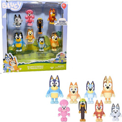 BLUEY BINGO ZESTAW FIGUREK FIGURKI Pieski 8 SZTUK