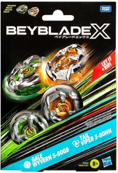 BEYBLADE  X Zestaw Beyblade Dwupak Gale Wyvern 5-80GB vs Tail Viper 