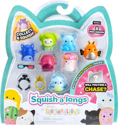 SQUISHMALLOWS 8 figurek SQUISH A LONGS zestaw MiniSquish seria 2 Motyl Yeti