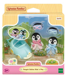 SYLVANIAN FAMILIES PINGWINKI W SAMOCHODZIE AUTO FIGURKI 5695