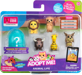 Adopt Me Surprise Zestaw 6 Figurek Figurki Animal Life Roblox + Kod do gry