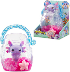 AKWARIUM LET'S GLO AXOLOTL RYBKA RYBA RÓŻOWY PŁYWA ŚWIECĄCY ŚWIECI W WODZIE