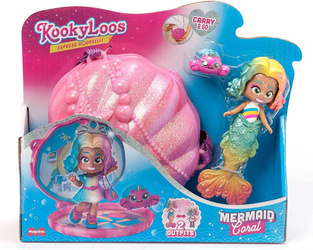 KOOKYLOOS MERMAID CORAL LALECZKA SYRENKA TOREBKA MUSZLA