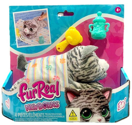 FurReal Newborns Interaktywny Kotek Pluszak Maskotka z Akcesoriami