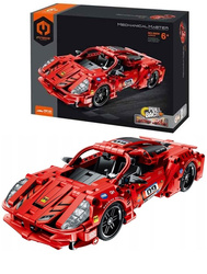 KLOCKI IM. MASTER SUPER AUTO CZERWONE 437 ELEMENTÓW