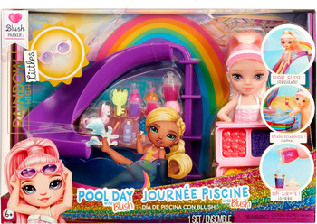 RAINBOW HIGH LITTLES LALKA BLUSH PARKER Z BASENEM