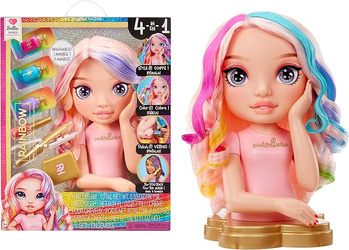 RAINBOW HIGH GŁOWA Z WŁOSAMI DO STYLIZACJI CZESANIA BELLA PARKER PREZENT