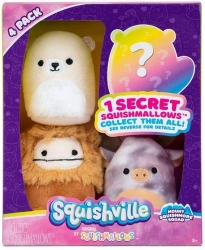 SQUISHMALLOWS 4X MASKOTKA MASKOTKI ZWIERZĄTKA NIESPODZIANKA LEW