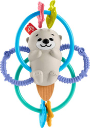 Gryzak na ząbkowanie, z grzechotką Fisher-Price tkanina wielokolorowy