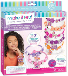 MAKE IT REAL Zestaw Bransoletki Z Koralików, zabawka kreatywna