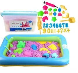 PIASEK KINETYCZNY 2 KG PIASKOWNICA FOREMKI