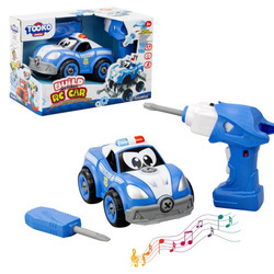 POLICJA AUTO DO SKRĘCANIA ROZKRĘCANIA MAŁY MECHANIK RC STEROWANY DŻWIĘKI