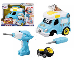 SAMOCHÓD AUTO DO SKRĘCANIA ROZKRĘCANIA MAŁY MECHANIK RC STEROWANY DŻWIĘKI