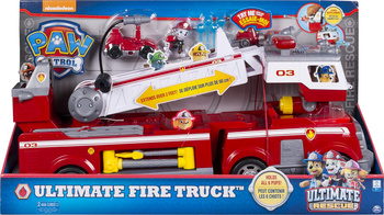 Psi Patrol Duży Wóz Strażacki Światła Dźwięki Figurki Paw Patrol 60cm