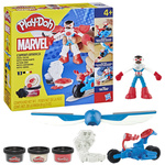 Play-Doh Marvel Captain America Motocykl Figurki Akcji Foremki 3 Ciastoliny