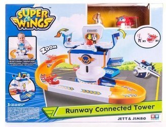 SUPER WINGS Zestaw LOTNISKO WIEŻA Dżetek Figurki