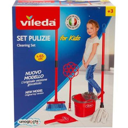 VILEDA ZESTAW DO SPRZĄTANIA DLA DZIECI WIADRO SZCZOTKA SZUFELKA