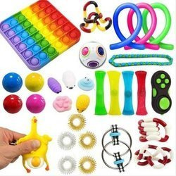 DUŻY ZESTAW ZABAWEK ANTYSTRESOWYCH FIDGET POP IT